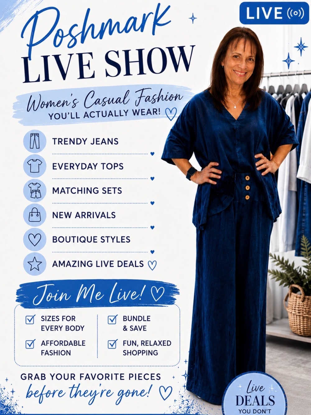 LIKE THIS LISTING TO KNOW WHEN I AM GOING LIVE! - Picture 1 of 1